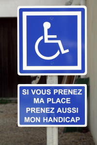 place handicapé