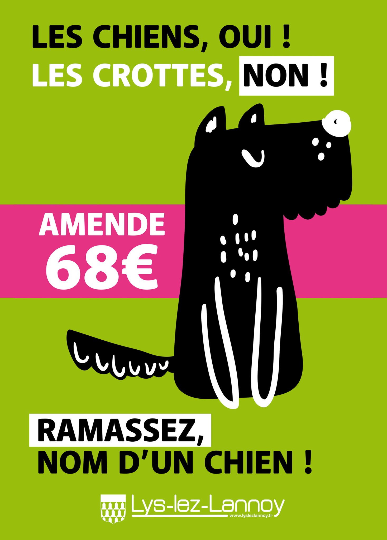 Déjections canines Ville de LyslezLannoy