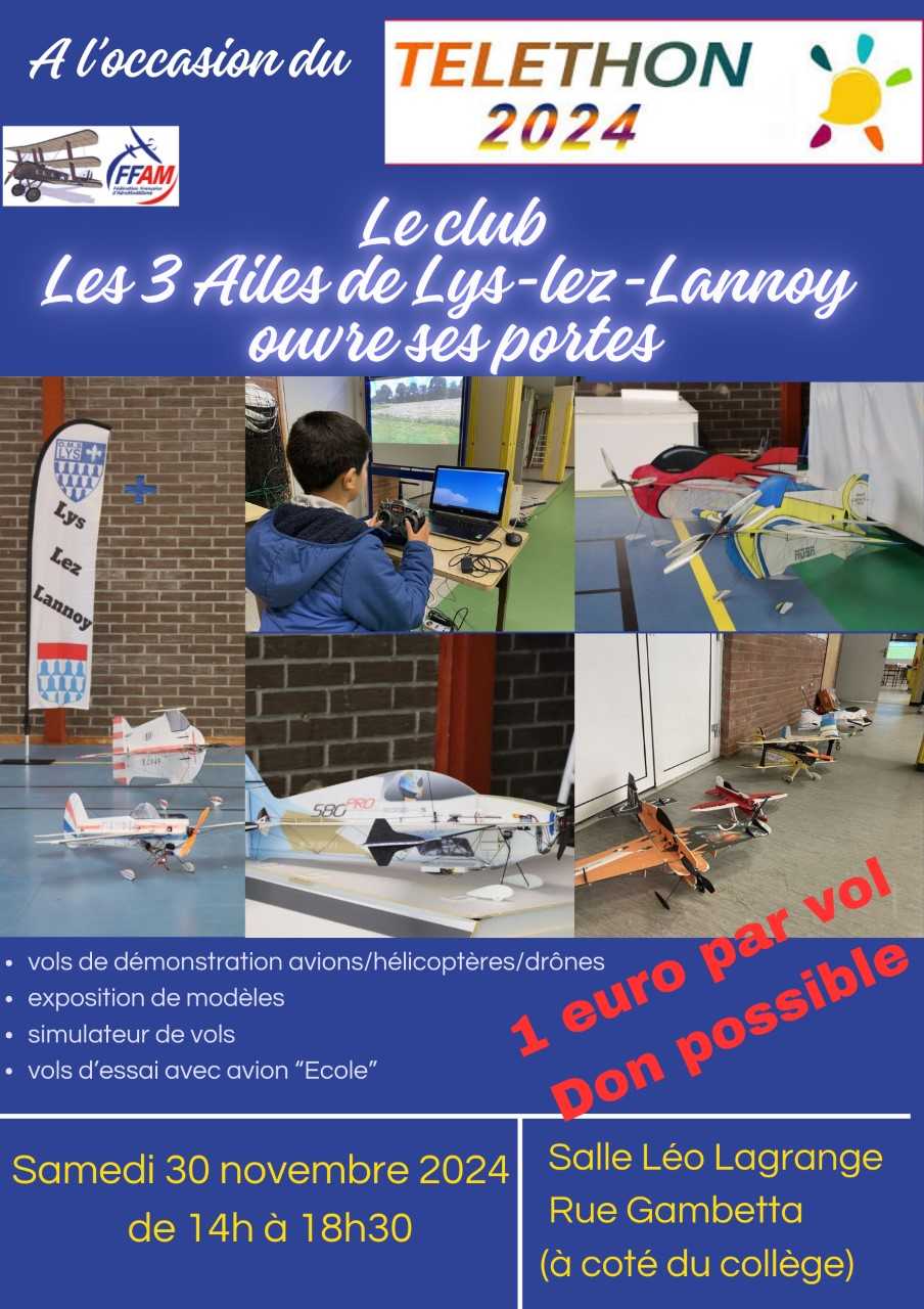 Portes ouvertes de l'association "Les 3 ailes de Lys-lez-Lannoy"