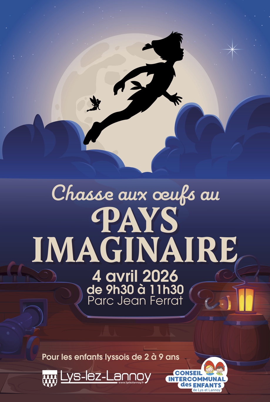 Chasse aux oeufs au Pays Imaginaire