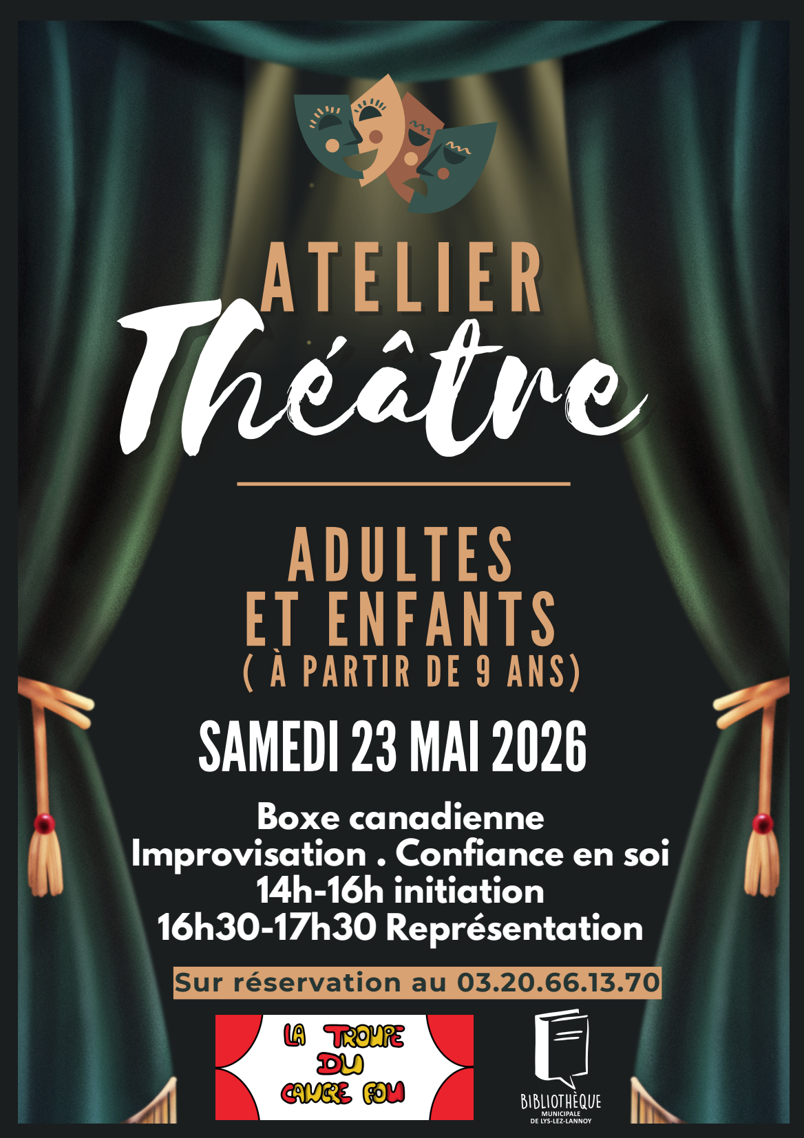 Atelier Théâtre avec la Troupe du Cancre Fou