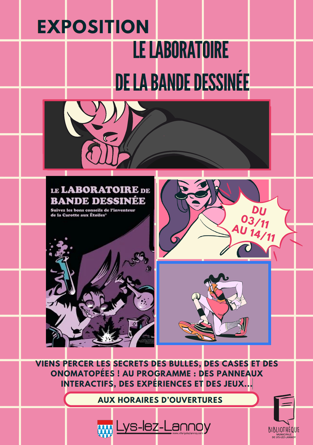 Exposition "Le laboratoire de la bande dessinée"